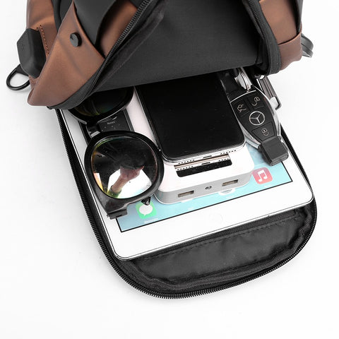 Travel Essential Water Resistant Scratch Proof Nylon Anti Theft Crossbody Sling Bag
