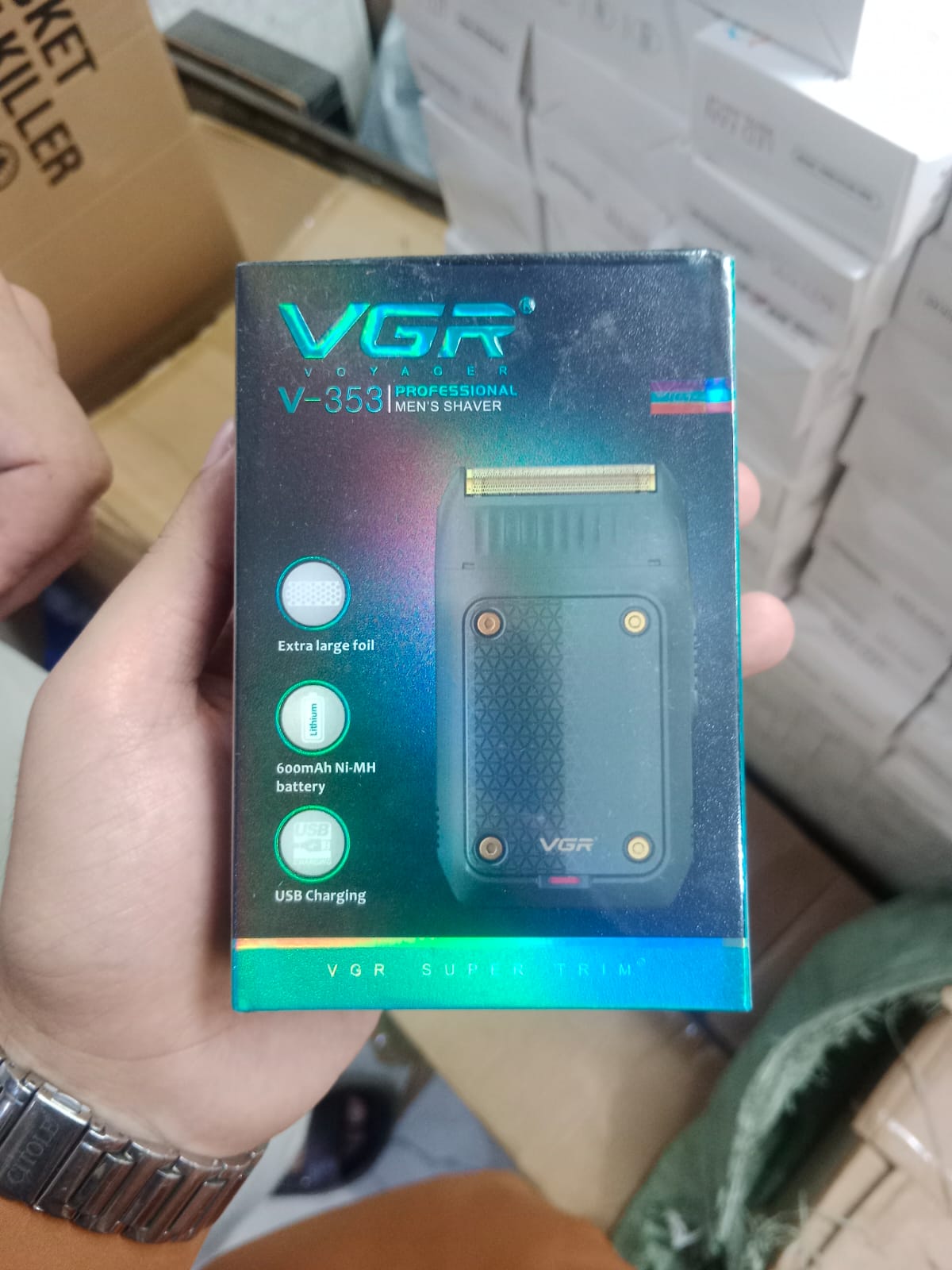 VGR Voyager V-353 Professional Men's Shaver.