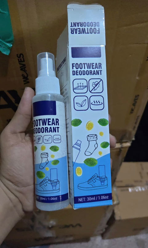 Foot Wear Deodrant Spray- Instant Shoe and Socks odor Eliminator