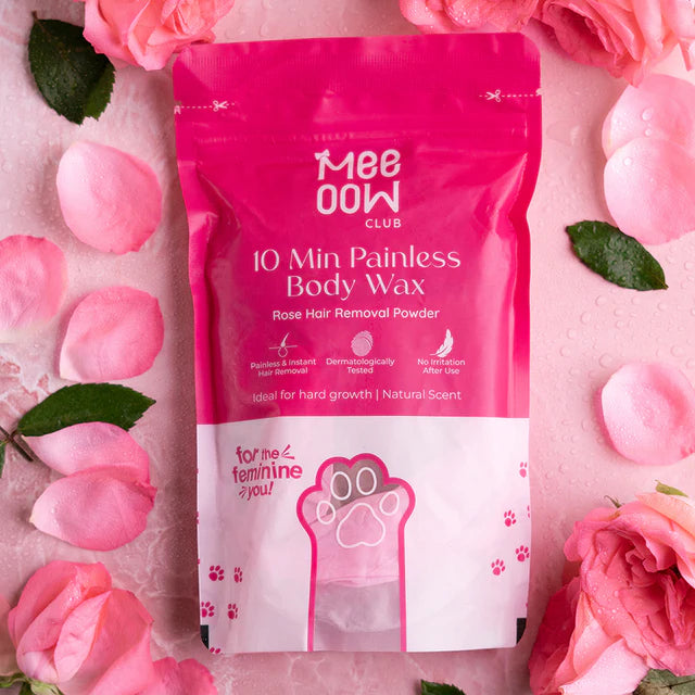 Rose Body Hair Removal Wax Powder Mask