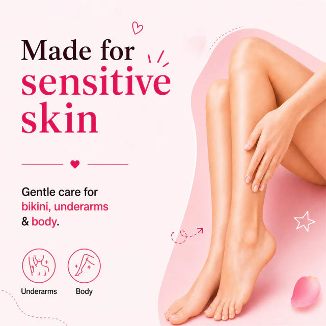 Rose Body Hair Removal Wax Powder Mask