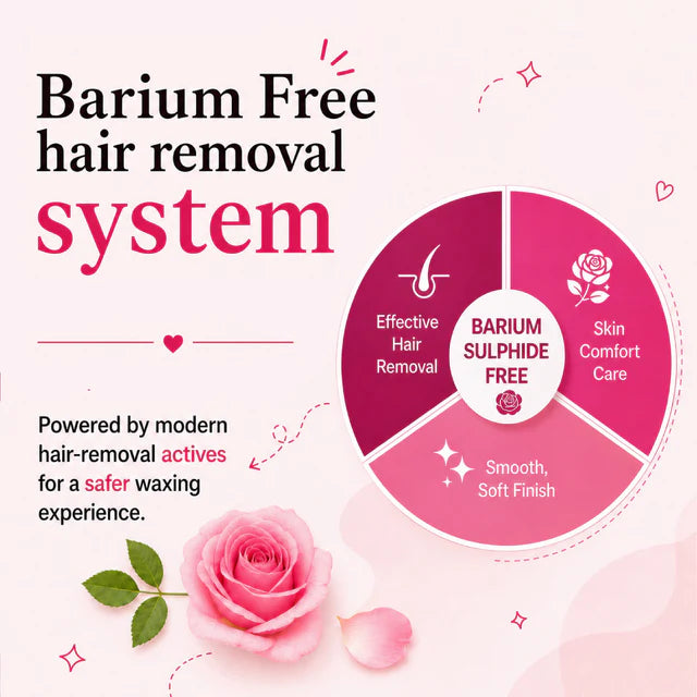 Rose Body Hair Removal Wax Powder Mask