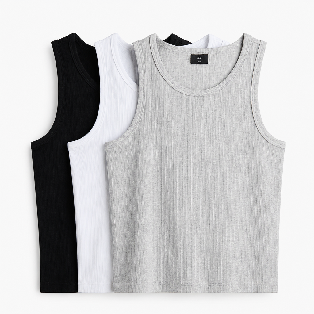 Pack Of 3 ( 1 Black , 1 white,1 Grey)