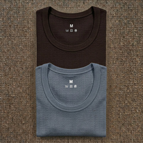 Ribbed Vest Pack of 2